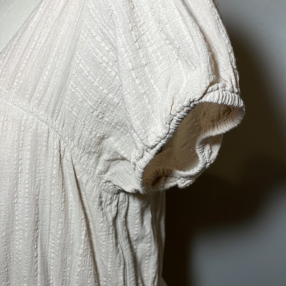 JANUARY & MAY Cotton Tiered Skirt Maxi Dress CREAM-BUFF / LARGE - Picture 6 of 13